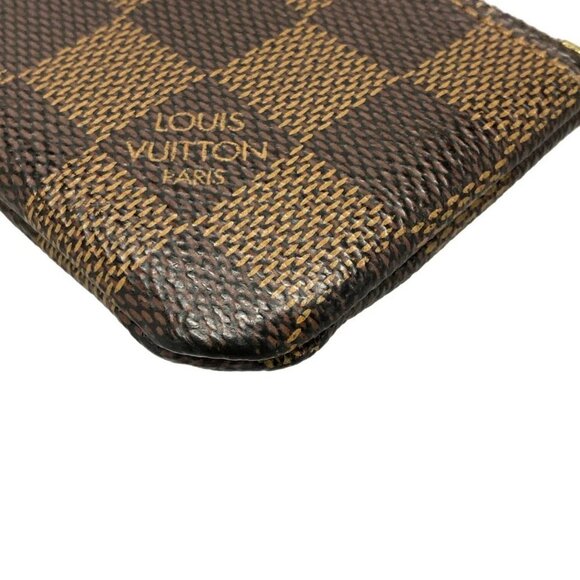 Auth LOUIS VUITTON Pochette Cle N62658 Ebene Damier - Picture 11 of 12